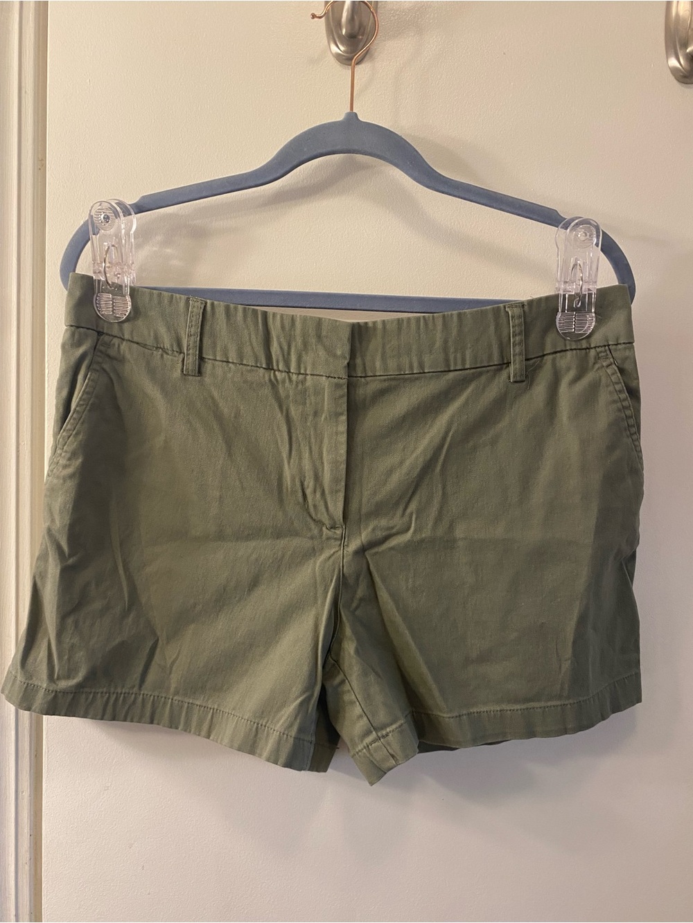 Cambridge Dry Goods Olive Green Women's Chino Shorts